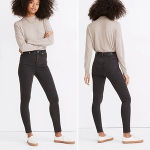 Madewell 11” High Rise Skinny Jeans in Lunar Wash Size 25